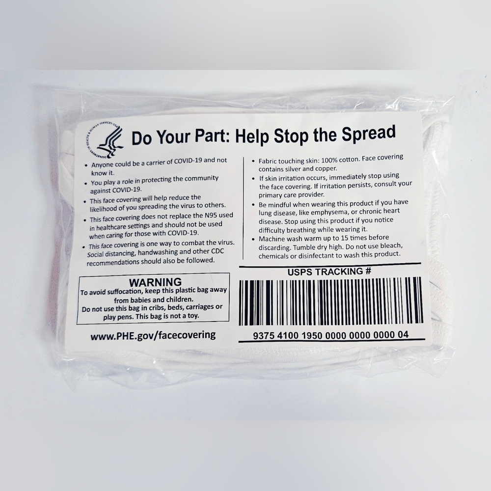 WHOLESALE - Cotton Face Masks 5 pack